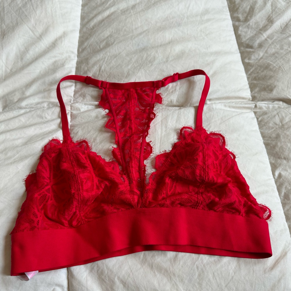 Red Lace Bralette